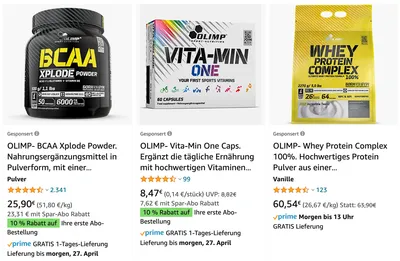OLIMP Sport Nutrition: 171% mehr Umsatz dank neuer PPC Strategie