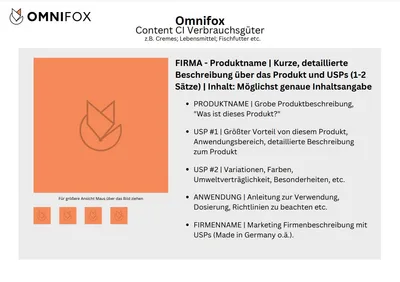 OMNIFOX Tipps - Amazon Listing Optimierung